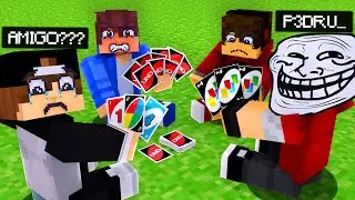JOGUEI UNO NO MINECRAFT COM MEUS AMIGOS E OLHA NO QUE DEU... ‹‹ P3DRU ››