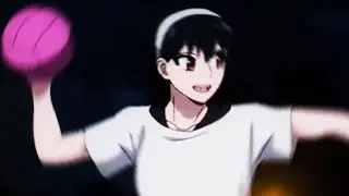 Yor Forger throws the ball very hard