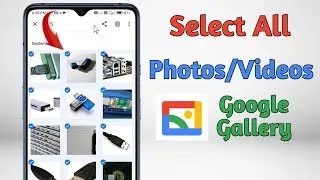 how to select all photos in google gallery | delete all photos/ video google gallery