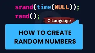 How to Generate Random Numbers in C language using rand srand and time function