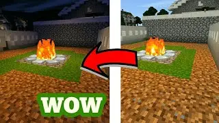 How to Make a Working Campfire in Minecraft 1.2!
