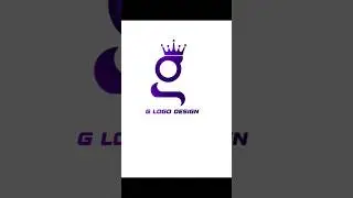 RK G Logo Design #shorts