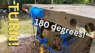 BIG TRUCK Pulls SIDEWAYS!!  Winch redirect BUILD.
