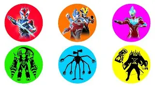 Guess The SKIBIDI TOILET : Ultraman Z, Ultraman Taro, Speakerman, Siren Head, Ultraman Cosmos