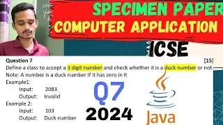 Define a class to accept a 3 digit number and check whether it is a duck number or not | computer