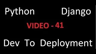 Python Django Dev To Deployment Project Based Course - Dynamic Page Titles - Video 41 - Brad