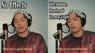 How to remove the background instrument of a song and apply Autotune harmony engine and Reverb