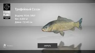 Fishing Planet - Как и где ловить Сазана на реке Тибр?