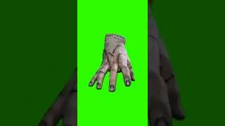 Scary hand green screen VFX