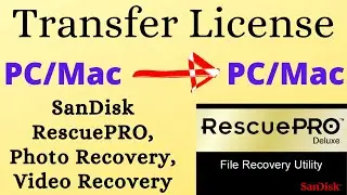 Moving your RescuePRO License | Transfer SanDisk Rescue Pro License to Another PC | Export License
