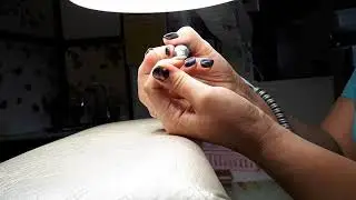 Работа вытяжки для маникюра и педикюра.