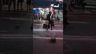 Thai boy like Michael Jackson, Bangla Road, Phuket, Thailand