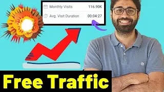 How To Get Free Traffic From 6 Free Websites! Traffic Bomber Method (2021)