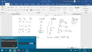 PYTHON PROGRAM CALCULATES SUM OF EVEN TERMS IN FIBONACCI SERIES