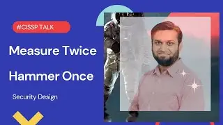 📏 📐 Measure Twice and Hammer 🔨 Once: Importance of #security #architecture and #engineering