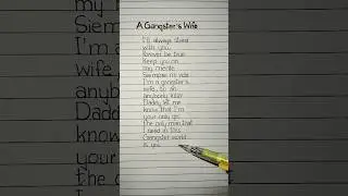 a gangster's wife lyrics english #lyrics