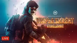 🔴LIVE - DR DISRESPECT - TRIPLE THREAT CHALLENGE - WARZONE, HALO, R6