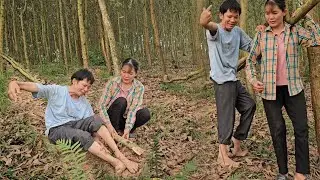 Go cut wood in the forest.  Meet a disabled man and help them. ( Ep 263 ).