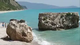 Албания. Курортный посёлок Борш на побережье Ионического моря