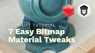 7 Easy Ways to Change a Textures Color by Tweaking Bitmap Materials in Redshift | Greyscalegorilla
