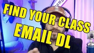 Faculty: How to find your class DL