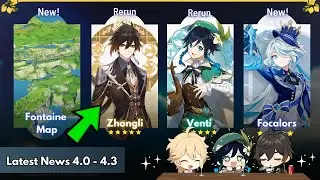 NEW UPDATE!! Zhongli & Venti Rerun, Focalors Banner & More | Genshin Impact