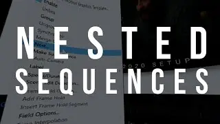 NESTED SEQUENCES... One of the MOST HELPFUL tools in Adobe PREMIERE