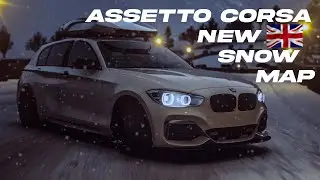NEW FREE UK SNOW MAP Gameplay! Bannochbrae Snow + MORE | Assetto Corsa | Tayboost Server