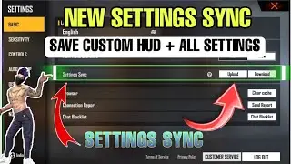 Free Fire Settings Sync How To Use? Auto Backup Settings, sensitivity and HUD | Save Custom Hud