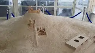 King Herod was buried here - an explanation of the model of Herodium - a palace, fortress, and town