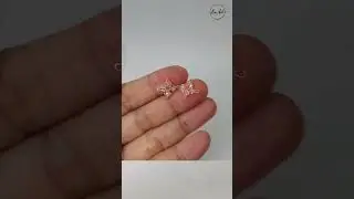 #shortsvideo | Beads jewelry | Flower chain bracelet with sparkling crystals #handmade #diy