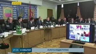 В Запорожье Арсению Яценюку не смогли подсказать дорогу к бомбоубежищу