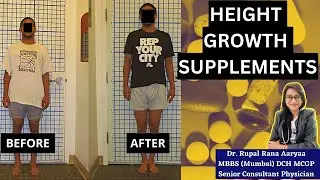 SUPPLEMENTS FOR HEIGHT GROWTH - HOW TO INCREASE HEIGHT ?