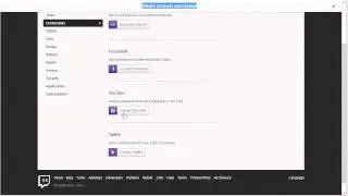 Connect Twitch + Steam + Youtube + Facebook + Twitter