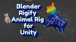 rig a quadruped animal in Blender ✨creature modeling for Unity PART 2