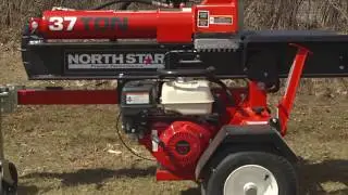 NorthStar Horizontal/Vertical Log Splitter - 37-Ton, 270cc Honda GX270 Engine