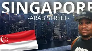 Our First Night In Singapore 🇸🇬 | Explored Arab St, Tryed Local Food #travelsingapore #travelvlogs