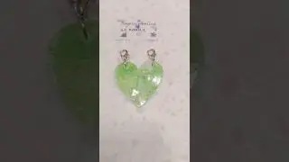 делаю брелок из уф смолы 💚😻😙