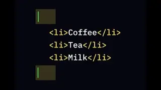 HTML Списки