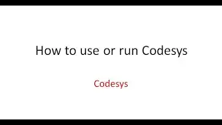 Structured Text#30 how to use or run codesys