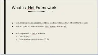 What is .Net Framework