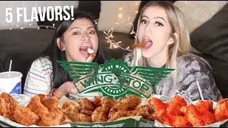 WINGSTOP BONELESS WINGS MUKBANG