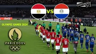 EGYPT vs PARAGUAY - Olymmpic Games Paris 2024 | Full Match All Goals |  PES Gameplay