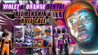 Violet And Orange Sentai Henshin And Roll Call (Battle Cossack - Gaisorg) | REACTION VIDEO | 