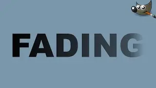 Create a Fading Text Effect in Gimp