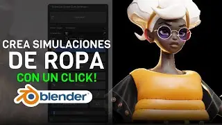 NUNCA FUE TAN FACIL CREAR ROPA en BLENDER! | DivineCut Addon 🔥