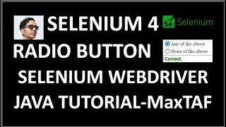 Selenium - Radio Button in Selenium WebDriver | Selenium Java - Selenium Webdriver | MaxTAF