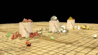 Blender 3d Cell fracture test in blender 2.65
