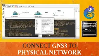 How to connect GNS3 to Physical Network | Home lab | Exchange routes between GNS3 and Home Router.
