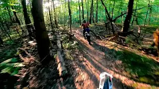 Вечерней эндуро прохват с Электричкой!